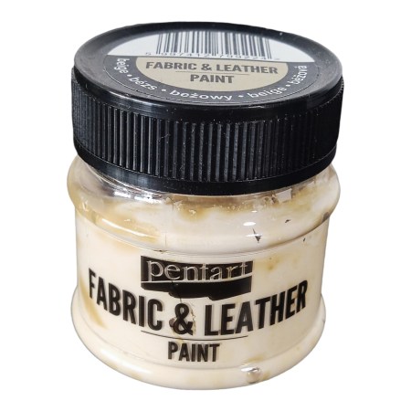 Χρώμα Δέρματος και υφάσματος 50 ml Pentart - Beige