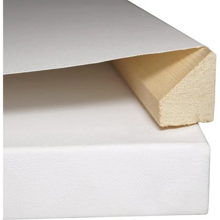 Καμβάς ζωγραφικής Buonarroti 50x60cm Box, λευκός, τεντωμένος, κατάλληλος για λάδι και ακρυλικό, με ενισχυμένο πλαίσιο.