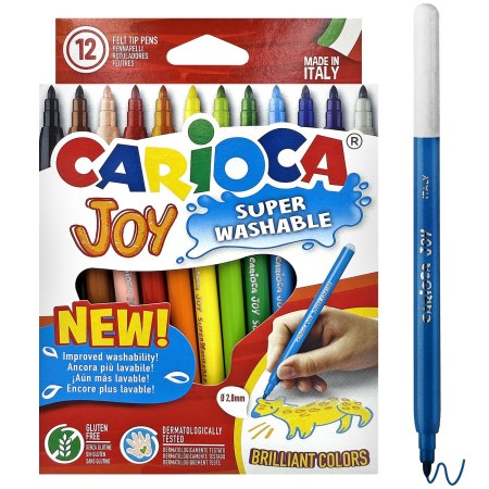 Σετ Μαρκαδόροι Carioca Joy 12 τεμαχίων