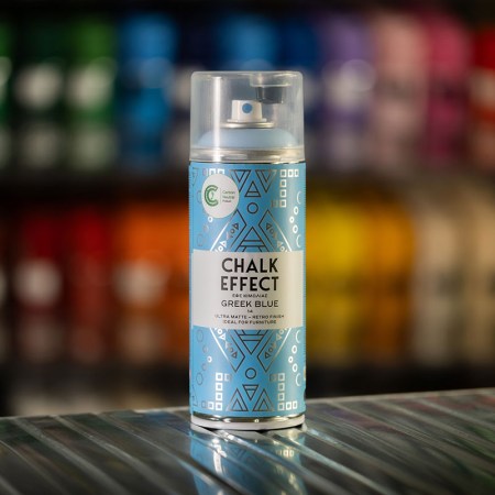 Χρώμα Spray Chalk Effect No14 Greek Blue – 400ml | Ματ Απόχρωση Κιμωλίας