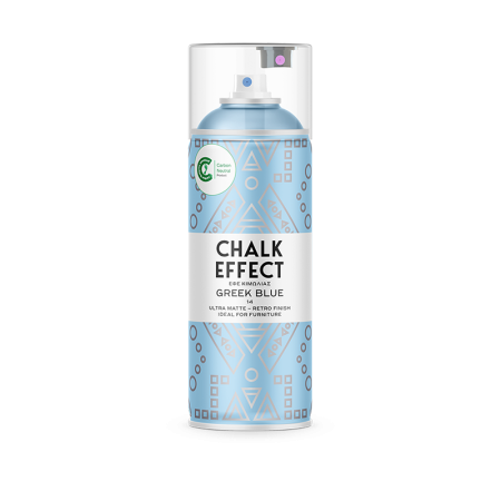 Χρώμα Spray Chalk Effect No14 Greek Blue – 400ml | Ματ Απόχρωση Κιμωλίας