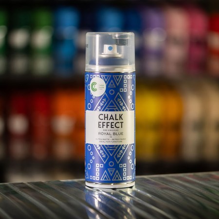 Χρώμα Spray Chalk Effect No15 Royal Blue – 400ml | Ματ Απόχρωση Κιμωλίας