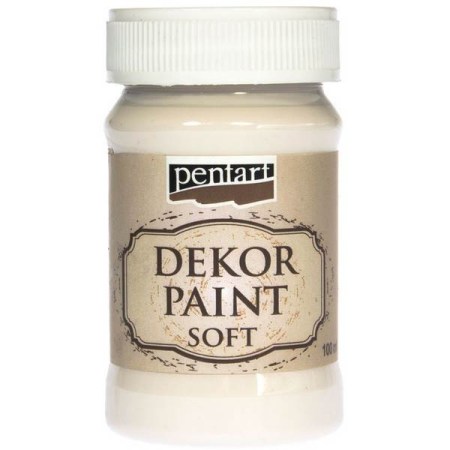 chalky-paint-pentart-100-ml-cream-white
