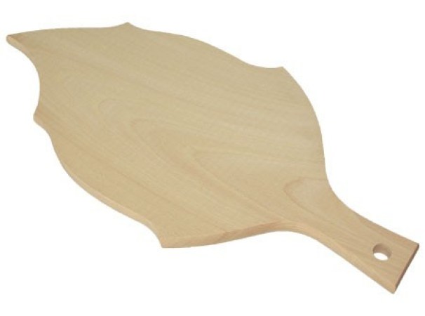 Ξύλο κοπής σε σχήμα φύλλου 400x180x15mm 