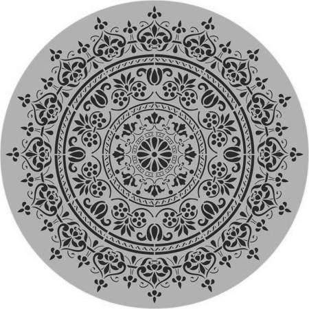 Stencil με επαναλαμβανόμενο σχέδιο σε κύκλο 50x50cm 