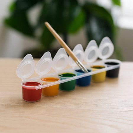 Επαναγεμιζόμενα δοχεία για χρώμα σετ 6 τεμαχίων 10ml για αποθήκευση υλικών χειροτεχνίας και καλλυντικών.