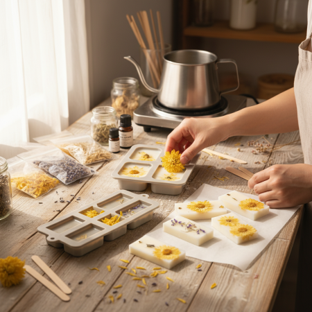 Συσκευασία με αποξηραμένο λουλούδι χρυσάνθεμο σε απόχρωση κίτρινη, 30 γραμμαρίων, ιδανικό για χειροτεχνίες.