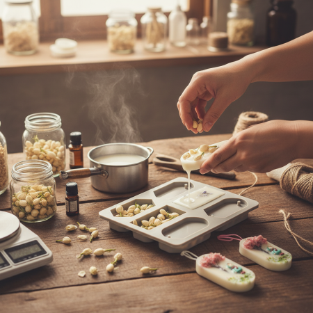 Αποξηραμένα μπουμπούκια γιασεμιού σε συσκευασία 30 γραμμαρίων για χειροτεχνίες