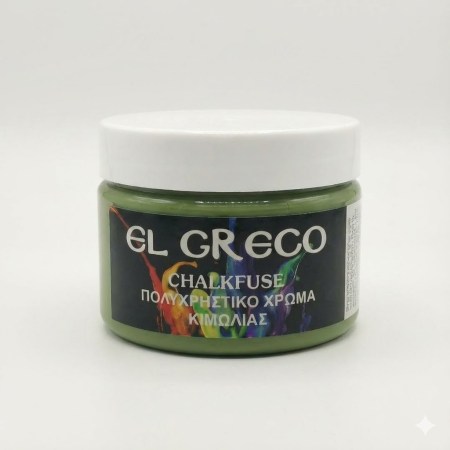 Μπουκάλι με πολυχρηστικό χρώμα κιμωλίας Chalk Fuse σε απόχρωση army green, 110ml.