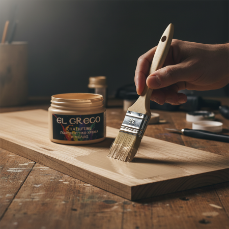 Πολυχρηστικό χρώμα κιμωλίας Chalk Fuse σε μπεζ απόχρωση, ιδανικό για χειροτεχνίες και αναπαλαίωση επίπλων, 110ml.