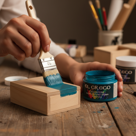 Βάζο El Greco Chalk Fuse πολυχρηστικό χρώμα κιμωλίας, μπλε πρωσίας, 110ml