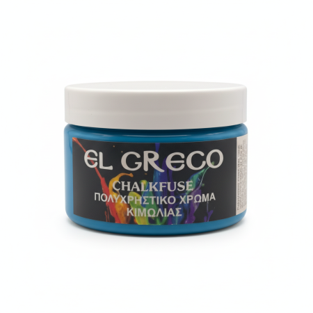 Βάζο El Greco Chalk Fuse πολυχρηστικό χρώμα κιμωλίας, μπλε πρωσίας, 110ml