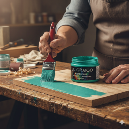 Δοχείο Chalk Fuse πολυχρηστικού χρώματος κιμωλίας σε απόχρωση green cobalt 110ml.