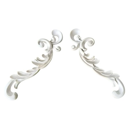 Ελαστικό διακοσμητικό στοιχείο σετ 2 τεμαχίων για decoupage, mixed media και DIY χειροτεχνίες.