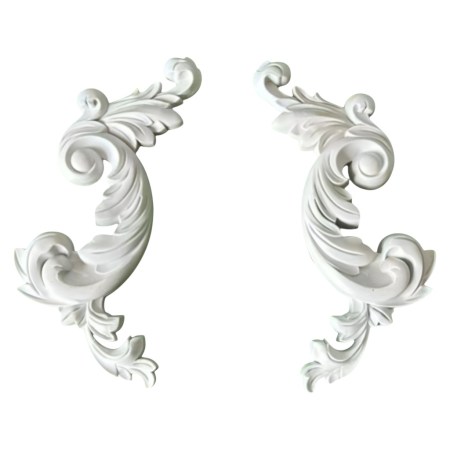 Ελαστικό διακοσμητικό στοιχείο σετ 2 τεμαχίων για decoupage, mixed media και DIY χειροτεχνίες.