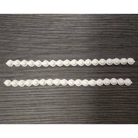 Ελαστική Δαντέλα 17x0.5cm σετ 2 τεμάχια