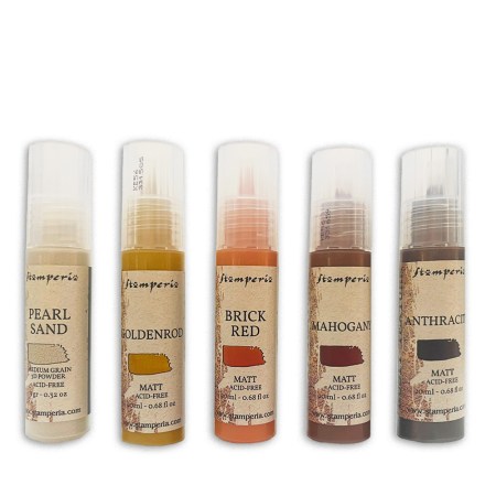 Rusty Texture paints (εφέ σκουριάς) 5 σε 1 5x20ml - Stamperia