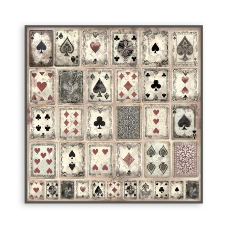 Σετ 10 Χαρτιά Scrapbooking Maxi Background Master of Magic 31x31x0.6cm 190gr Stamperia