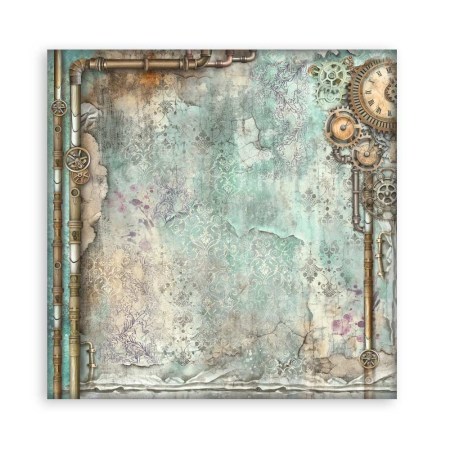 Σετ 10 Χαρτιά Scrapbooking Maxi Background Master of Magic 31x31x0.6cm 190gr Stamperia