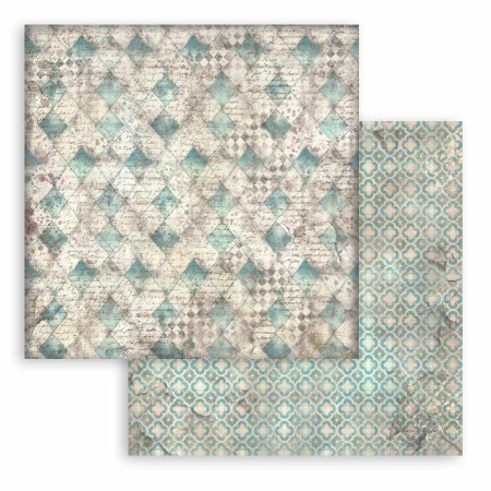 Σετ 10 Χαρτιά Scrapbooking Maxi Background Master of Magic 31x31x0.6cm 190gr Stamperia