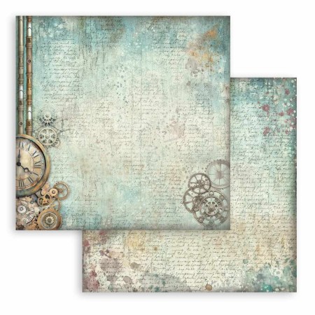 Σετ 10 Χαρτιά Scrapbooking Maxi Background Master of Magic 31x31x0.6cm 190gr Stamperia