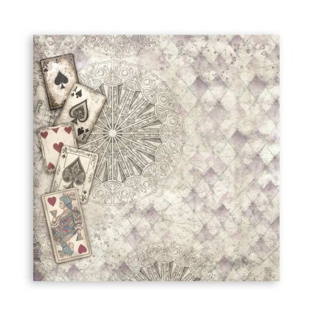 Σετ 10 Χαρτιά Scrapbooking Maxi Background Master of Magic 31x31x0.6cm 190gr Stamperia