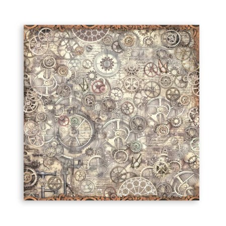 Σετ 10 Χαρτιά Scrapbooking Maxi Background Master of Magic 31x31x0.6cm 190gr Stamperia