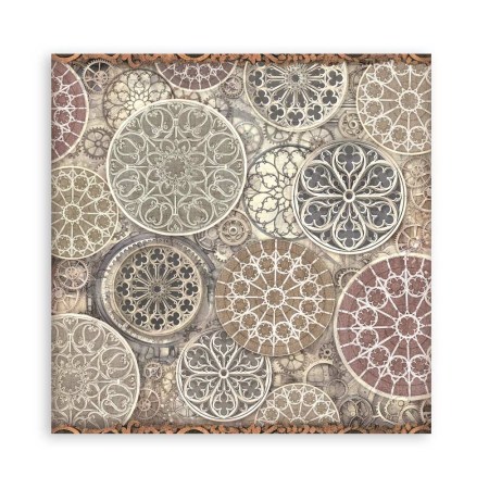 Σετ 10 Χαρτιά Scrapbooking Maxi Background Master of Magic 31x31x0.6cm 190gr Stamperia