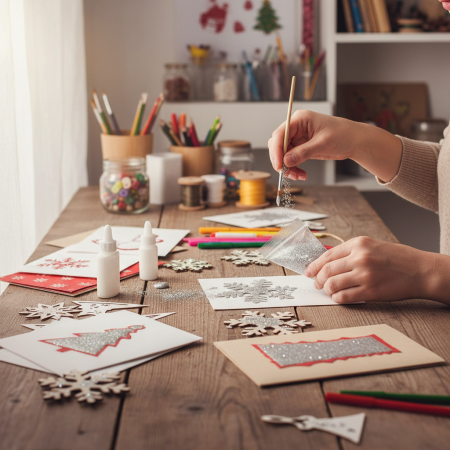 Μεγάλη συσκευασία 1kg ασημί glitter για χειροτεχνίες και διακόσμηση.