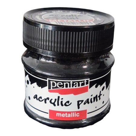 Metallic Paint 50ml Pentart  - Graphite