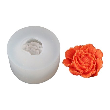 Καλούπι σιλικόνης λουλούδι 7.1x4.1cm για πηλό, σκόνη πορσελάνης, ρητίνη, σαπούνι και Wax Melts.