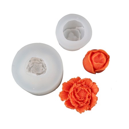 Καλούπι σιλικόνης λουλούδι 7.1x4.1cm για πηλό, σκόνη πορσελάνης, ρητίνη, σαπούνι και Wax Melts.