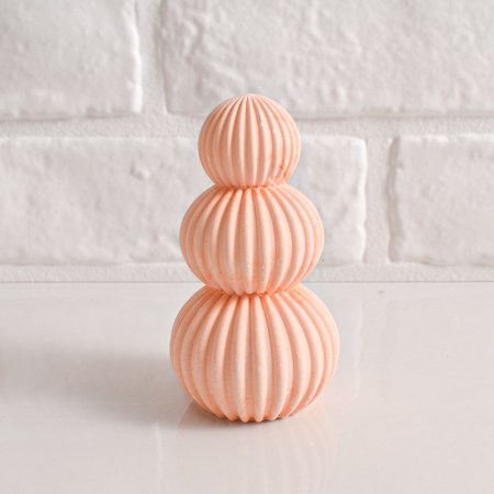 Καλούπι σιλικόνης χριστουγεννιάτικο δεντράκι σαν μπάλα 10.1x5.5cm για πηλό, σκόνη πορσελάνης, ρητίνη, σαπούνι και Wax Melts.