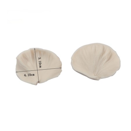 Καλούπι σιλικόνης 4.1x3.1cm για δημιουργία πετάλων λουλουδιών, πηλό, σκόνη πορσελάνης, ρητίνη και Wax Melts