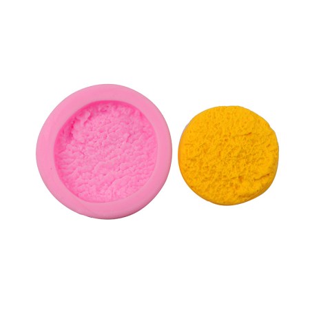 Καλούπι σιλικόνης μπισκότο 5.1x5.1cm για πηλό, σκόνη πορσελάνης, ρητίνη, σαπούνι και Wax Melts.