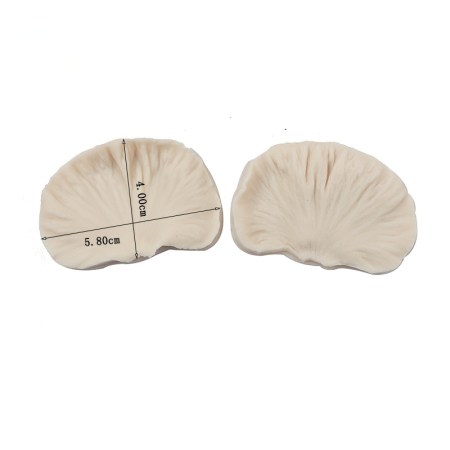 Καλούπι σιλικόνης 5.8x4cm για δημιουργία πετάλων λουλουδιών, πηλό, σκόνη πορσελάνης, ρητίνη και