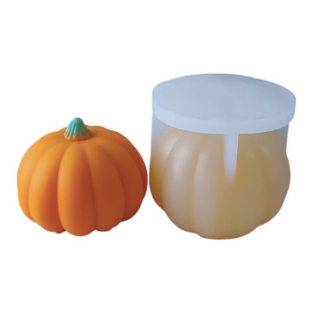 Καλούπι σιλικόνης κολοκύθα 8.7x7.3cm για πηλό, σκόνη πορσελάνης, ρητίνη, σαπούνι και Wax Melts.