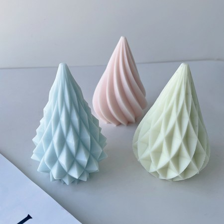 Καλούπι σιλικόνης χριστουγεννιάτικο δεντράκι 9.5x7cm για πηλό, σκόνη πορσελάνης, ρητίνη, σαπούνι και Wax Melts.