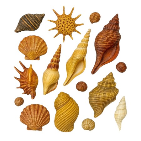 Καλούπι Σιλικόνης Sea Land Shells A5 - Stamperia