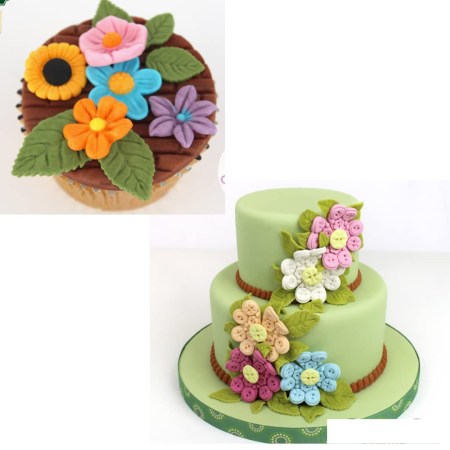 Καλούπι σιλικόνης φυλλαράκια 20.8x11.2x0.6cm για πηλό, σκόνη πορσελάνης, ρητίνη και Wax Melts.