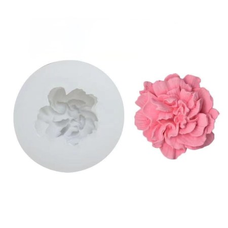 Καλούπι σιλικόνης γαρύφαλλο 7x3cm για πηλό, σκόνη πορσελάνης, ρητίνη, σαπούνι και Wax Melts.