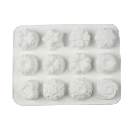 Καλούπι σιλικόνης κεκάκια (muffins) 21x16.5x2.5cm για πηλό, σκόνη πορσελάνης, ρητίνη, σαπούνι και Wax Melts.