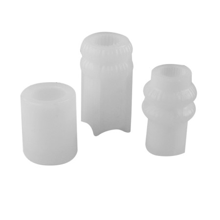 Καλούπι Σιλικόνης | Κερί με Ραβδώσεις - 7x6.8x8.2cm