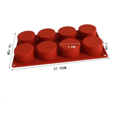 Καλούπι σιλικόνης κυβάκια 29.8x17.5x3.5cm για πηλό, σκόνη πορσελάνης, ρητίνη, σαπούνι και Wax Melts.