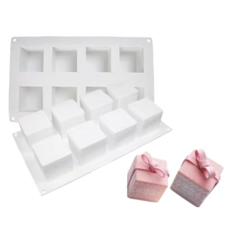 Καλούπι σιλικόνης κύβοι 29x15.4x5cm για πηλό, σκόνη πορσελάνης, ρητίνη, σαπούνι και Wax Melts.