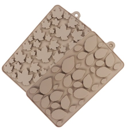 Καλούπι σιλικόνης πλατανόφυλλα 20.8x11.2x0.6cm για πηλό, σκόνη πορσελάνης, ρητίνη και Wax Melts.