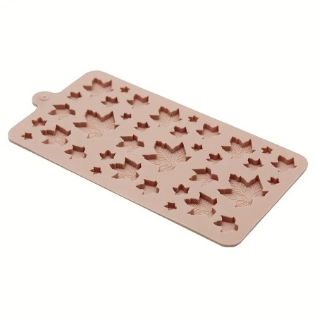 Καλούπι σιλικόνης πλατανόφυλλα 20.8x11.2x0.6cm για πηλό, σκόνη πορσελάνης, ρητίνη και Wax Melts.