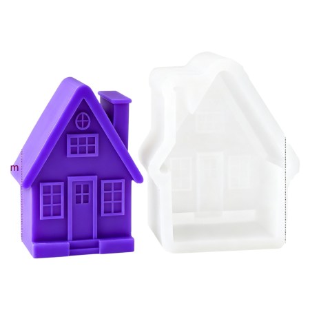 Καλούπι Σιλικόνης | Σπιτάκι - 9.7x7.3x4cm