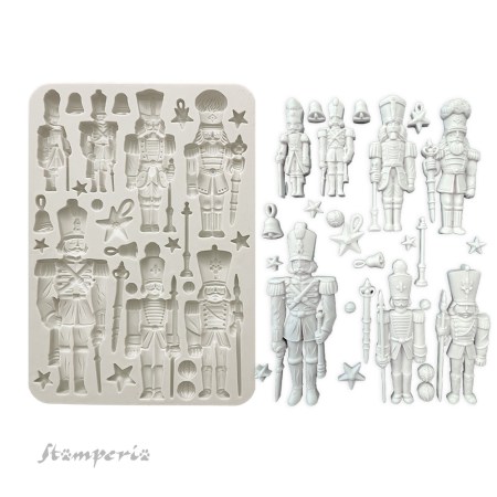 Καλούπι Σιλικόνης Nutcracker Soldiers A5 - Stamperia