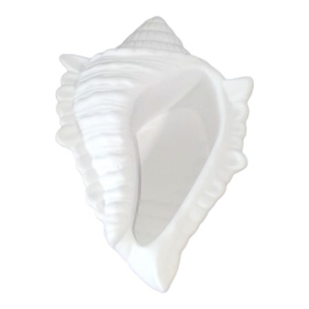 Κεραμικό διακοσμητικό δοχείο κοχύλι 17x11.5x6.5cm